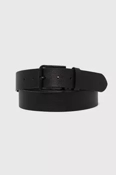 Кожаный ремень Calvin Klein Jeans, черный