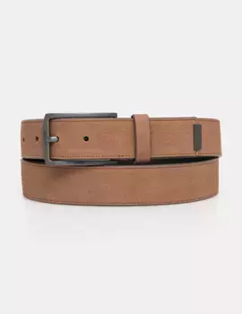 Кожаный ремень Calvin Klein, коричневый