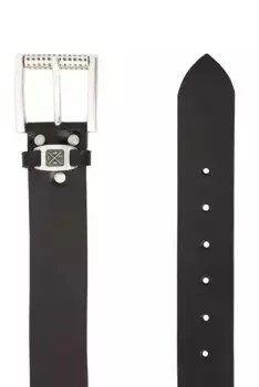 Кожаный ремень CAMP DAVID с гипоаллергенной пряжкой, черный