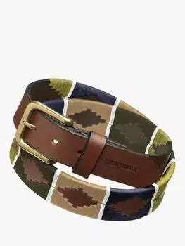 Кожаный ремень caza Pampeano, зеленый