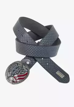 Кожаный ремень Cipo & Baxx экстравагантного вида, синий