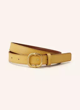 Кожаный ремень Claudie Pierlot, желтый