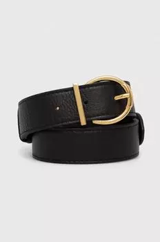 Кожаный ремень Coccinelle, черный