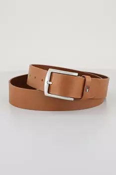 Кожаный ремень Denton Tommy Hilfiger, коричневый