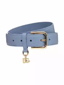 Кожаный ремень DG Dolce&Gabbana, синий