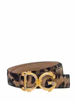 Кожаный ремень DG Girls Dolce&Gabbana, мультиколор