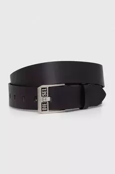 Кожаный ремень Diesel, черный