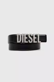 Кожаный ремень Diesel, черный