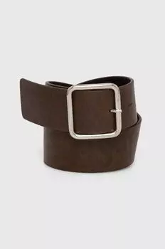 Кожаный ремень Diesel, коричневый