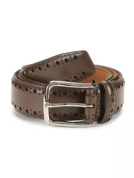 Кожаный ремень для броги Cole Haan, цвет Chocolate