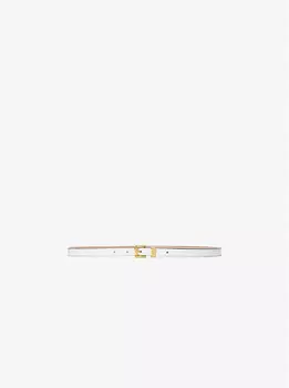 Кожаный ремень для брюк Michael Kors, белый