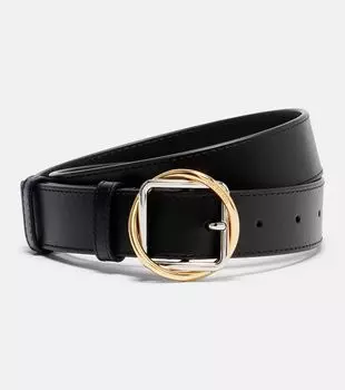 Кожаный ремень для салона Jacquemus, черный