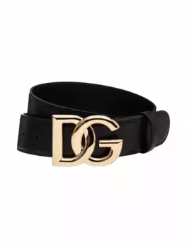 Кожаный ремень Dolce&Gabbana, черный