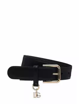 Кожаный ремень Dolce&Gabbana, черный