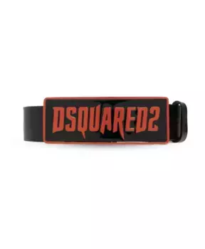 Кожаный ремень Dsquared2, черный