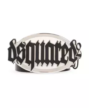 Кожаный ремень Dsquared2, черный