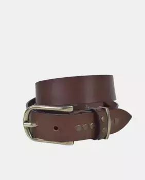 Кожаный ремень El Caballo, коричневый