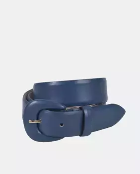 Кожаный ремень El Caballo, синий