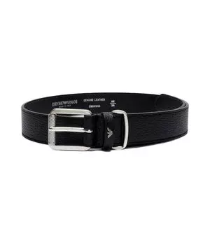 Кожаный ремень Emporio Armani, черный