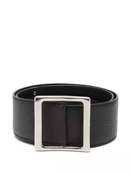 Кожаный ремень Ermanno Scervino, черный