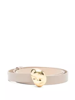 Кожаный ремень Fabiana Filippi, серый