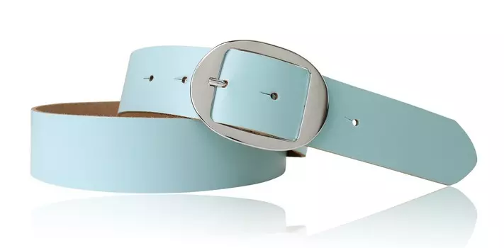 Кожаный ремень FRONHOFER, аква