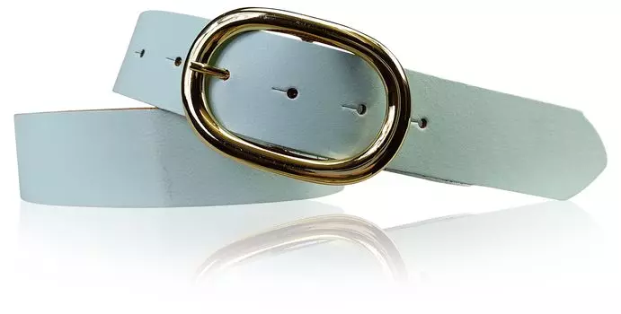 Кожаный ремень FRONHOFER, аква
