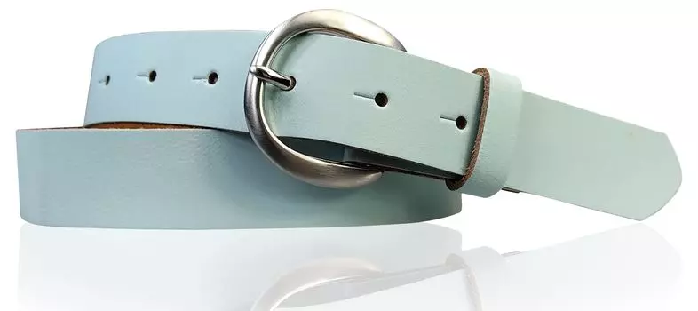 Кожаный ремень FRONHOFER, аква
