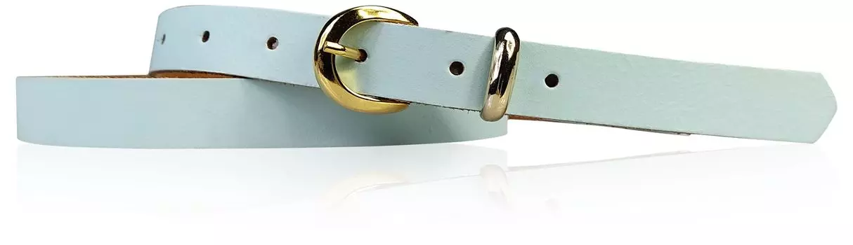 Кожаный ремень FRONHOFER, аква