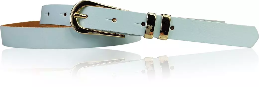 Кожаный ремень FRONHOFER, аква