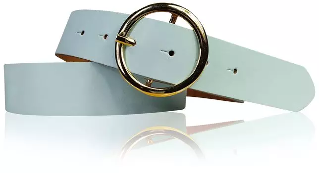 Кожаный ремень FRONHOFER, аква