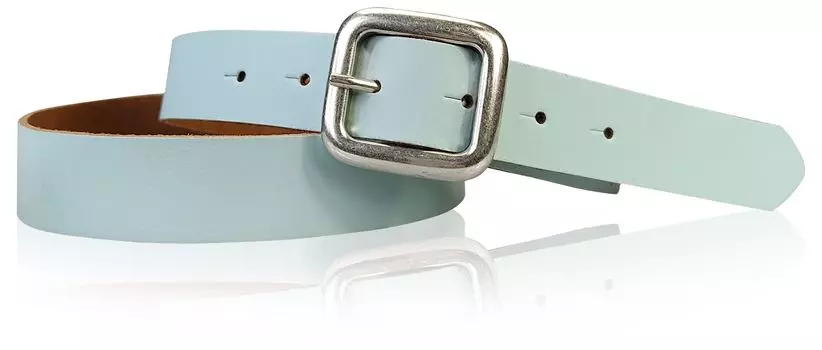 Кожаный ремень FRONHOFER, аква