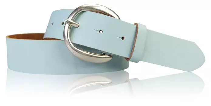 Кожаный ремень FRONHOFER, аква