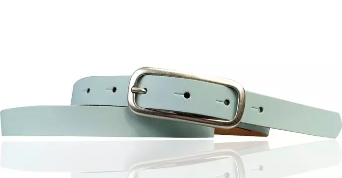 Кожаный ремень FRONHOFER, аква