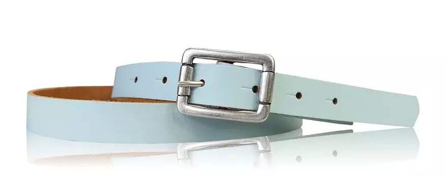 Кожаный ремень FRONHOFER, аква