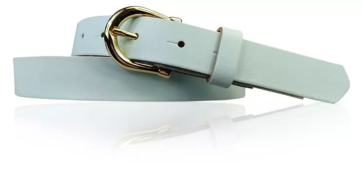 Кожаный ремень FRONHOFER, аква