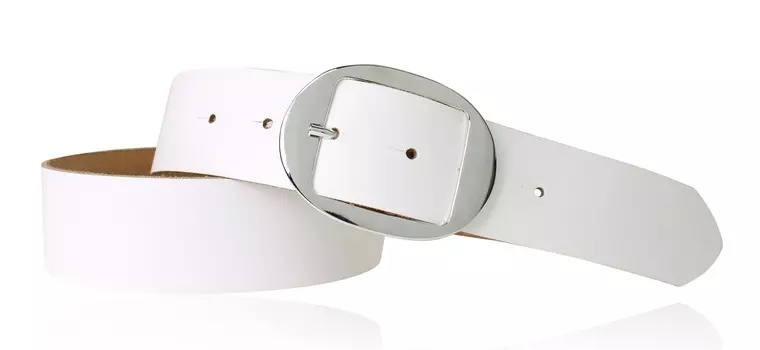 Кожаный ремень FRONHOFER, белый