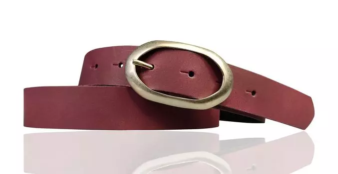 Кожаный ремень FRONHOFER, бордо