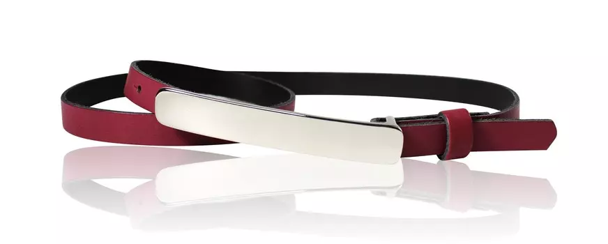 Кожаный ремень FRONHOFER, бордо