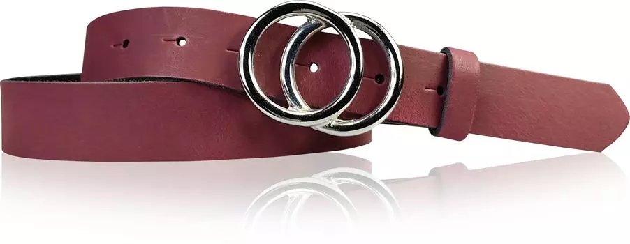 Кожаный ремень FRONHOFER, бордо
