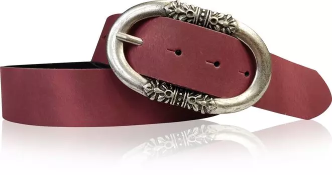 Кожаный ремень FRONHOFER, бордо