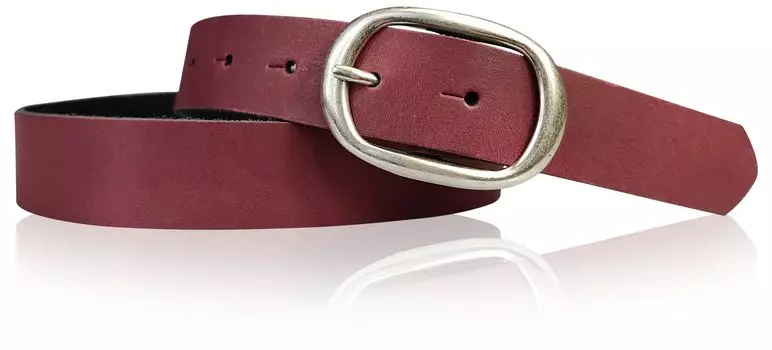 Кожаный ремень FRONHOFER, бордо