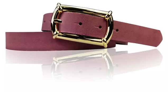 Кожаный ремень FRONHOFER, бордо