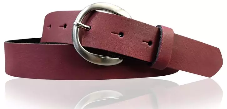 Кожаный ремень FRONHOFER, бордо