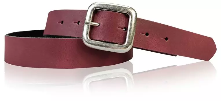 Кожаный ремень FRONHOFER, бордо