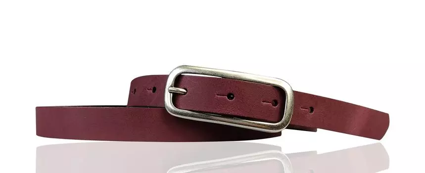 Кожаный ремень FRONHOFER, бордо