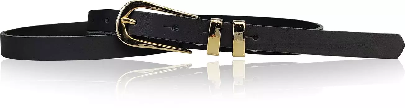 Кожаный ремень FRONHOFER, черный