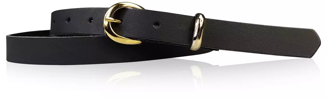 Кожаный ремень FRONHOFER, черный