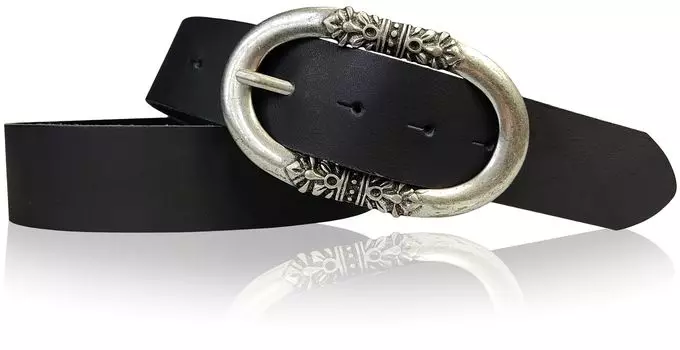 Кожаный ремень FRONHOFER, черный