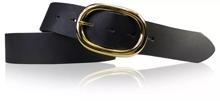 Кожаный ремень FRONHOFER, черный